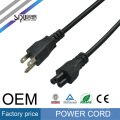 SIPU NEMA 5-15P UL certificado 3 dientes 15A 125V usa cable de corriente alterna